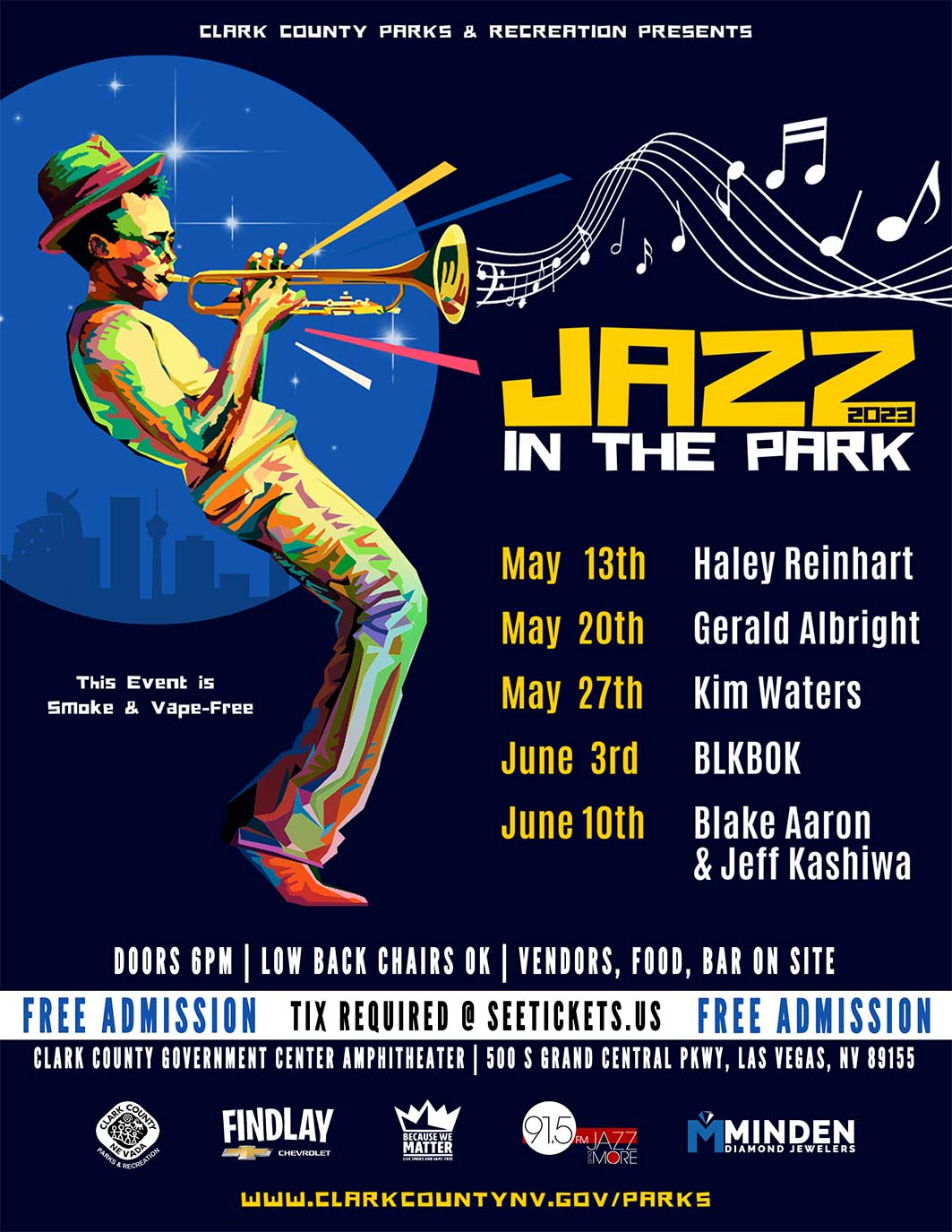 Free ‘Jazz in the Park’ Series