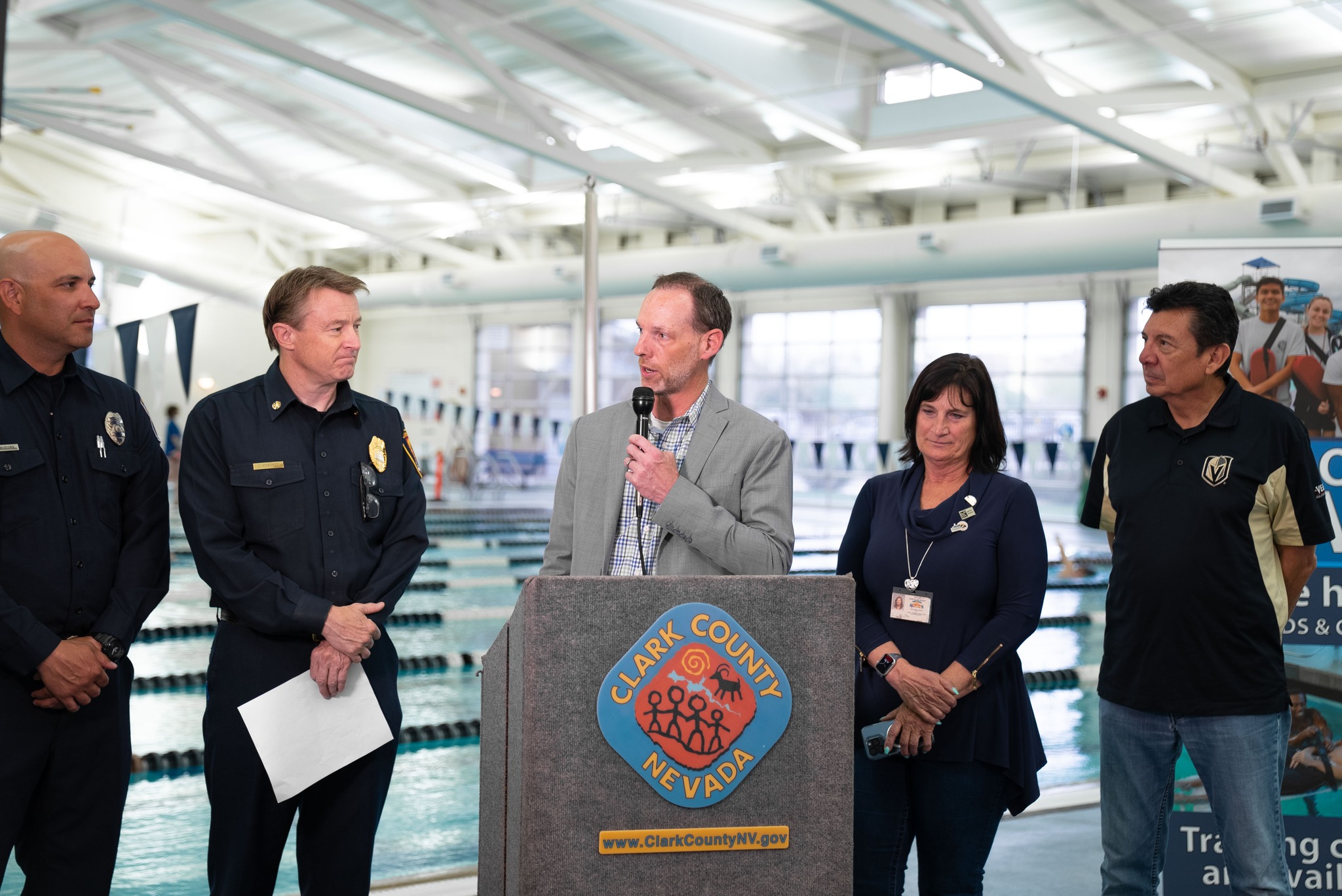 Commissioner Justin Jones Leads Water Safety Drive with $2,500 Grant for Free Swim Classes in Clark County