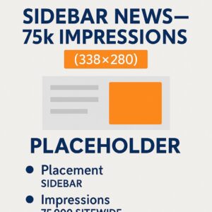 Advertise Sidebar News – 75k Impressions (336×280)