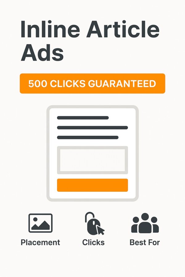 Inline Article Ads 500 Clicks
