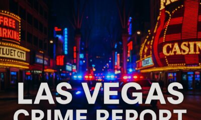 Las Vegas Crime Report 2025 ? Fremont Street with Police Lights