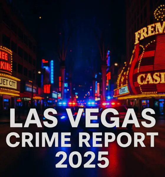 Las Vegas Crime Report 2025 ? Fremont Street with Police Lights