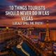 what not to do in las vegas
