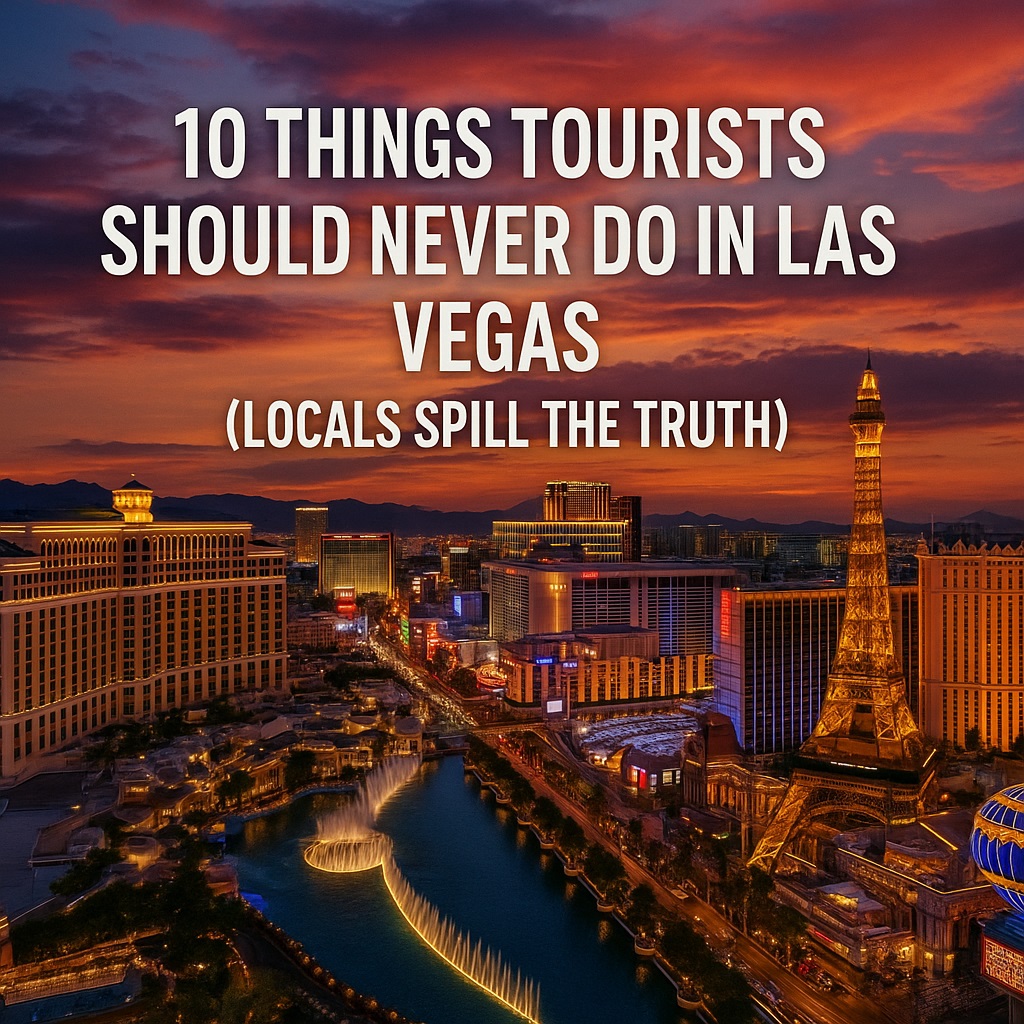 10 Things Tourists Should Never Do in Las Vegas—Locals Spill the Truth 22 what not to do in las vegas