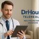 American doctor using tablet; DrHouse Telehealth ? affordable 24/7 online healthcare across all 50 states. Keywords: DrHouse telehealth, online doctor, virtual urgent care, affordable healthcare, no insurance needed, 24/7 healthcare app, Las Vegas news