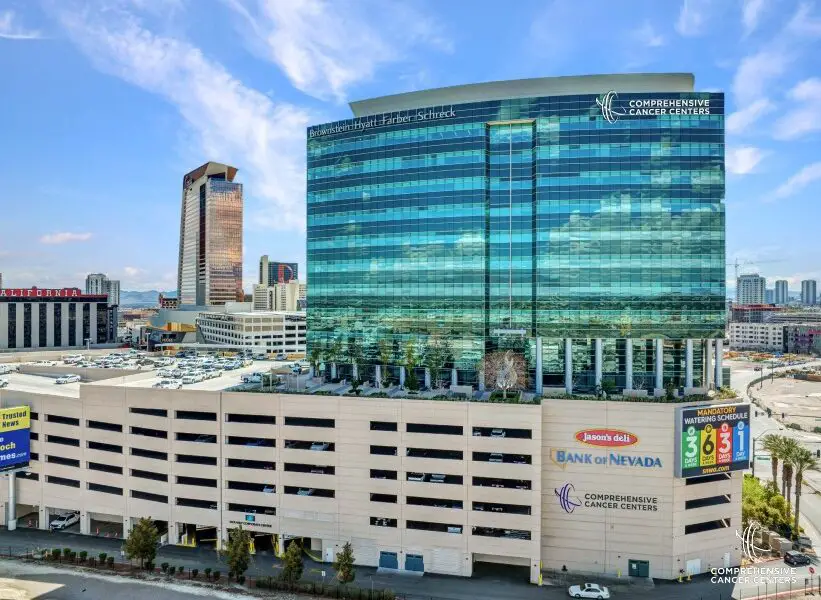 the upcoming Comprehensive Cancer Centers flagship facility at the Molasky Corporate Center in Downtown Las Vegas Medical District.